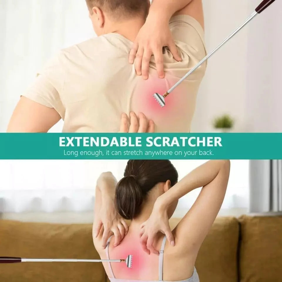Expandable Back Fork Scratch Massager