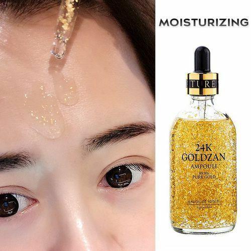 24K Goldzan Facial Serum Ampoule Pure Gold 99.9%. - HAYANO