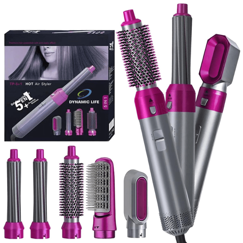 5 in 1 Hair Dryer & Styler – Curling, StraightNER - HAYANO