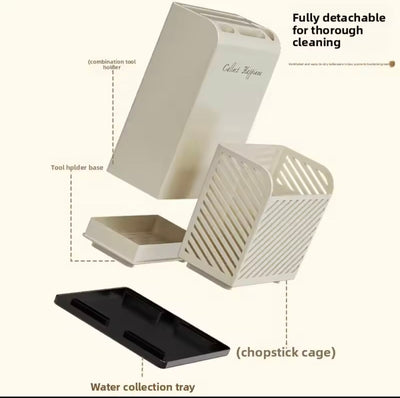 Kitchen Countertop Cutlery Holder, Chopsticks Kitchen Holder, Detachable Cutlery Holder