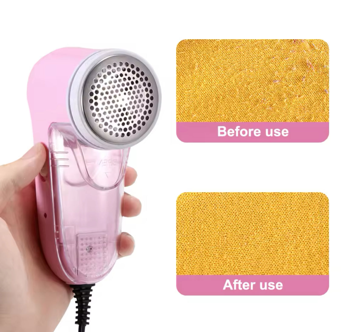 Electric Operated Clothes Lint Remover, Portable Electric Clothes Fabric Shaver, Fuzz Removal Machine