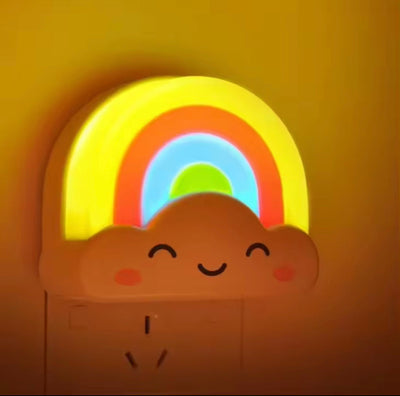 Rainbow Night Lamp, Kids Nightlight Lamp, Rainbow Cloud Kids Lamp