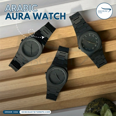 Arabic Aura Black Watch - (IMPORTED)