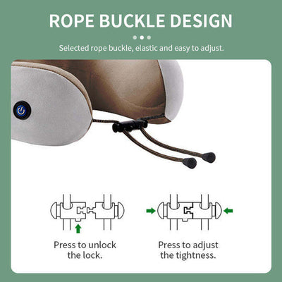 Neck and Shoulder Massager with Heat, Portable Massage Pillow