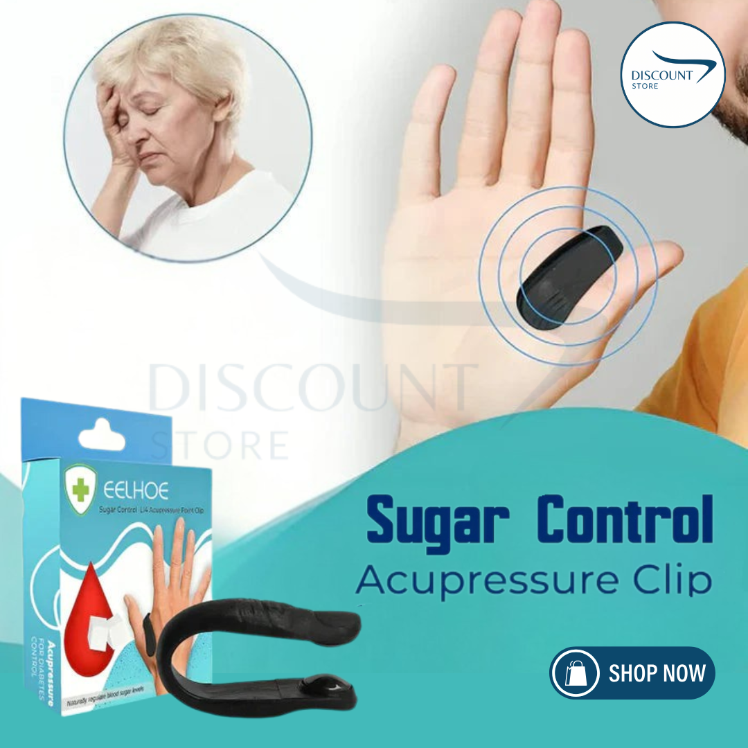 Acupressure Magnetic Sugar Control Clip - (IMPORTED)