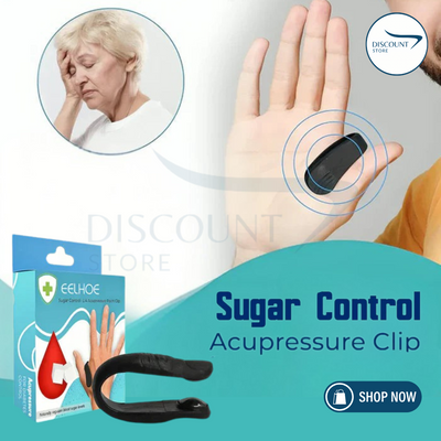 Acupressure Magnetic Sugar Control Clip - (IMPORTED)