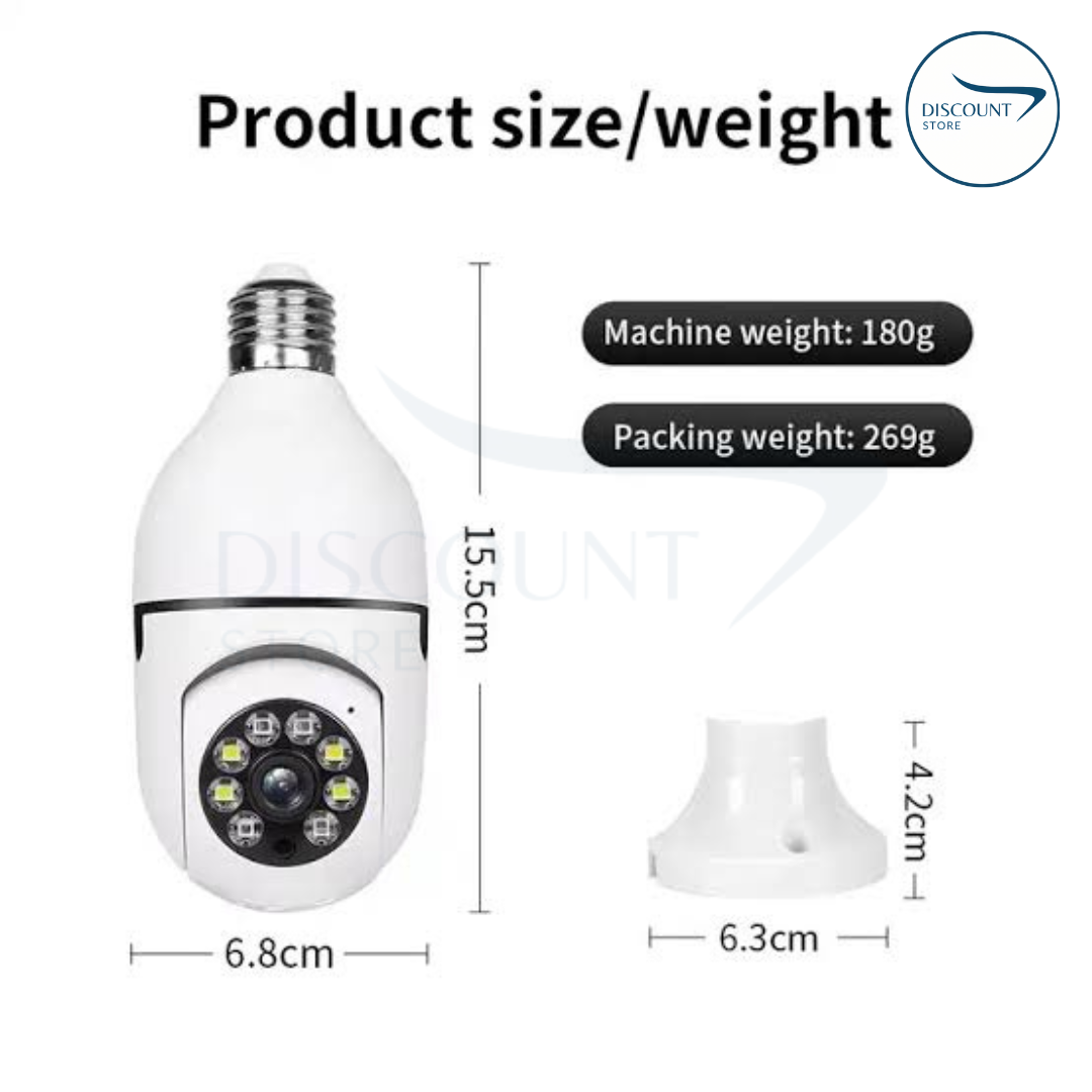 Wireless Wifi Bulb Security Camera - (IMPORTED)