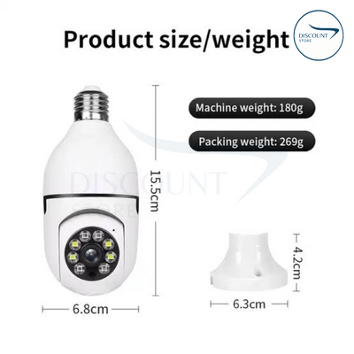 Wireless Wifi Bulb Security Camera - (IMPORTED)