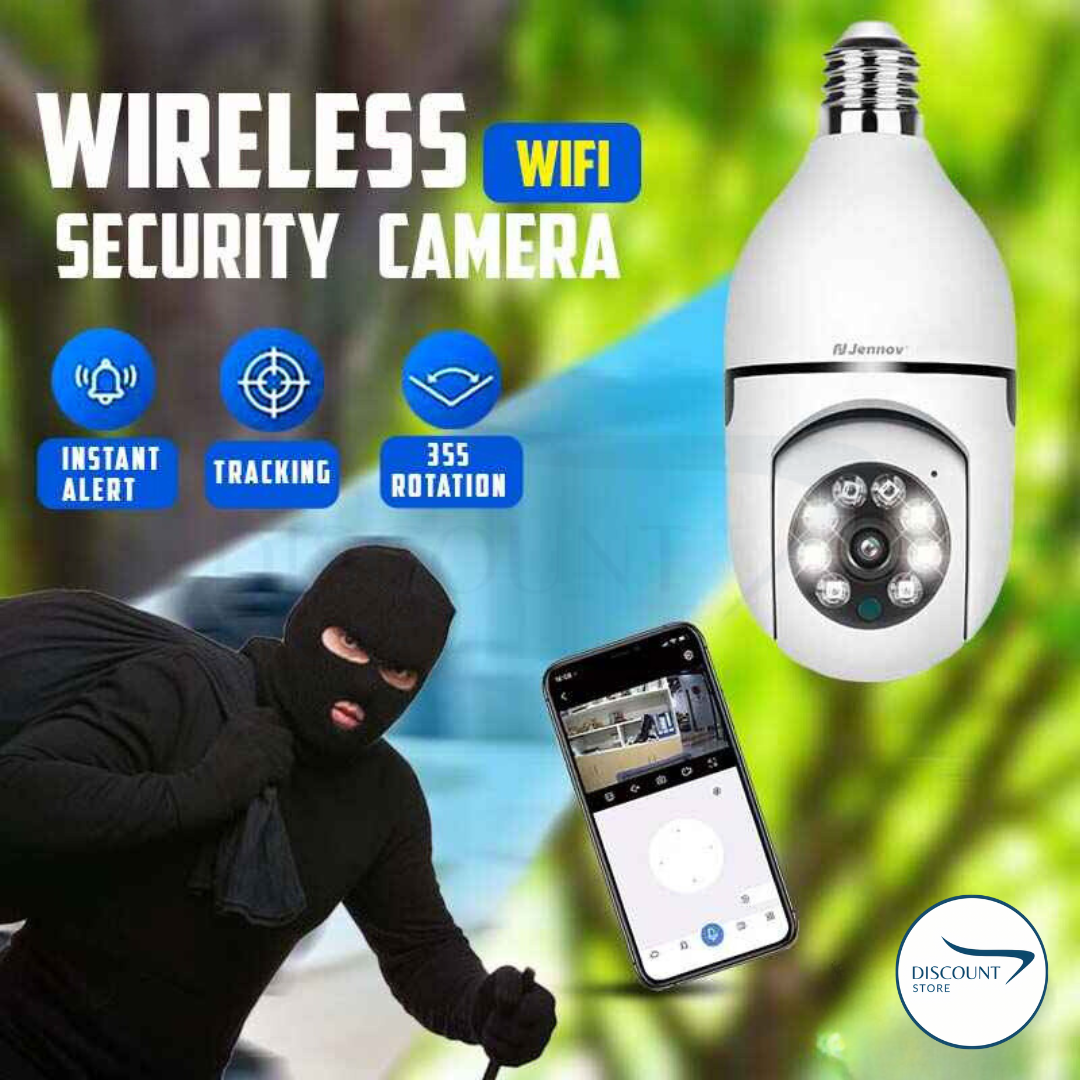 Wireless Wifi Bulb Security Camera - (IMPORTED)
