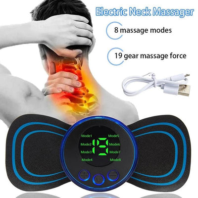 Electric EMS Cervical Back Muscle Pain Relief Mini Neck Massager