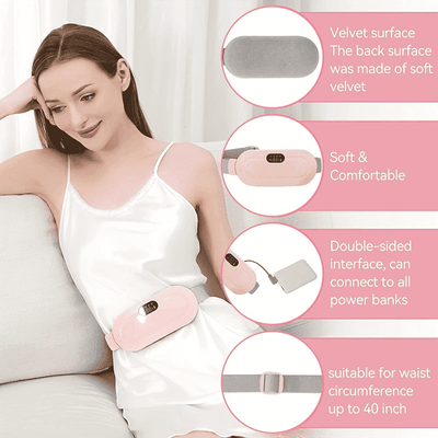 Menstrual Period Heating Pad for Cramps Massage - HAYANO
