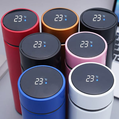 Portable Vacuum Flask with smart LED | Temperature display | - HAYANO