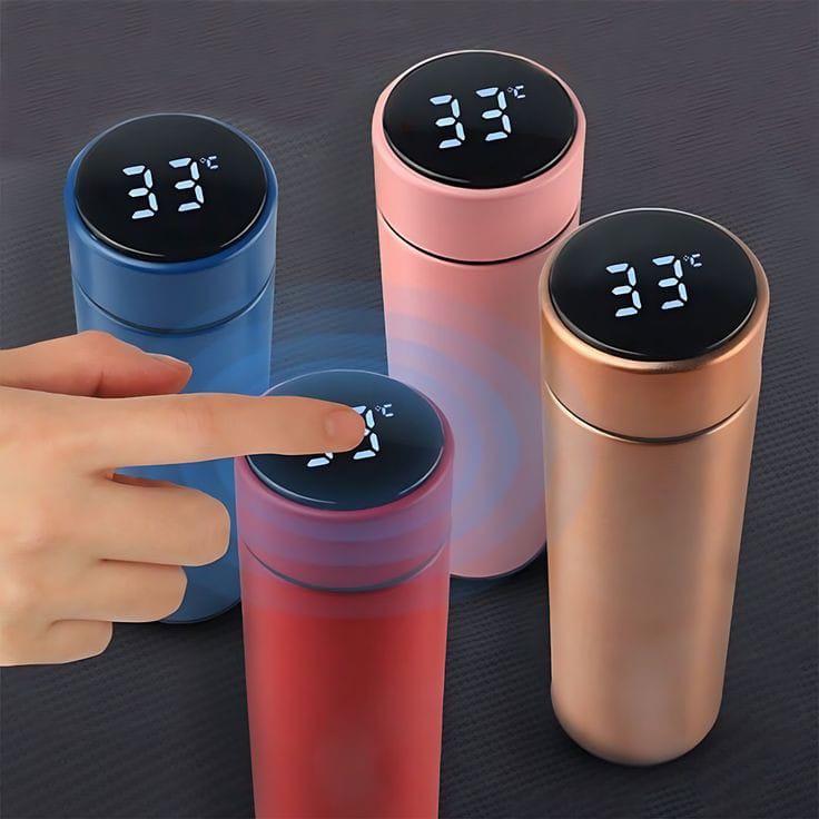 Portable Vacuum Flask with smart LED | Temperature display | - HAYANO