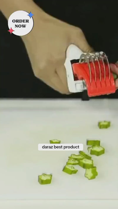 Professional Multi Veg Cut Vegetable & Fruit Cutter Chopper Slicer Dicer Kitchen