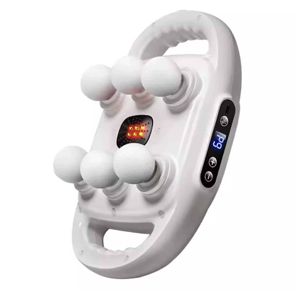 6-Head Fascia Muscle Massager Gun – Deep Tissue Relief for Back, Waist, and Legs