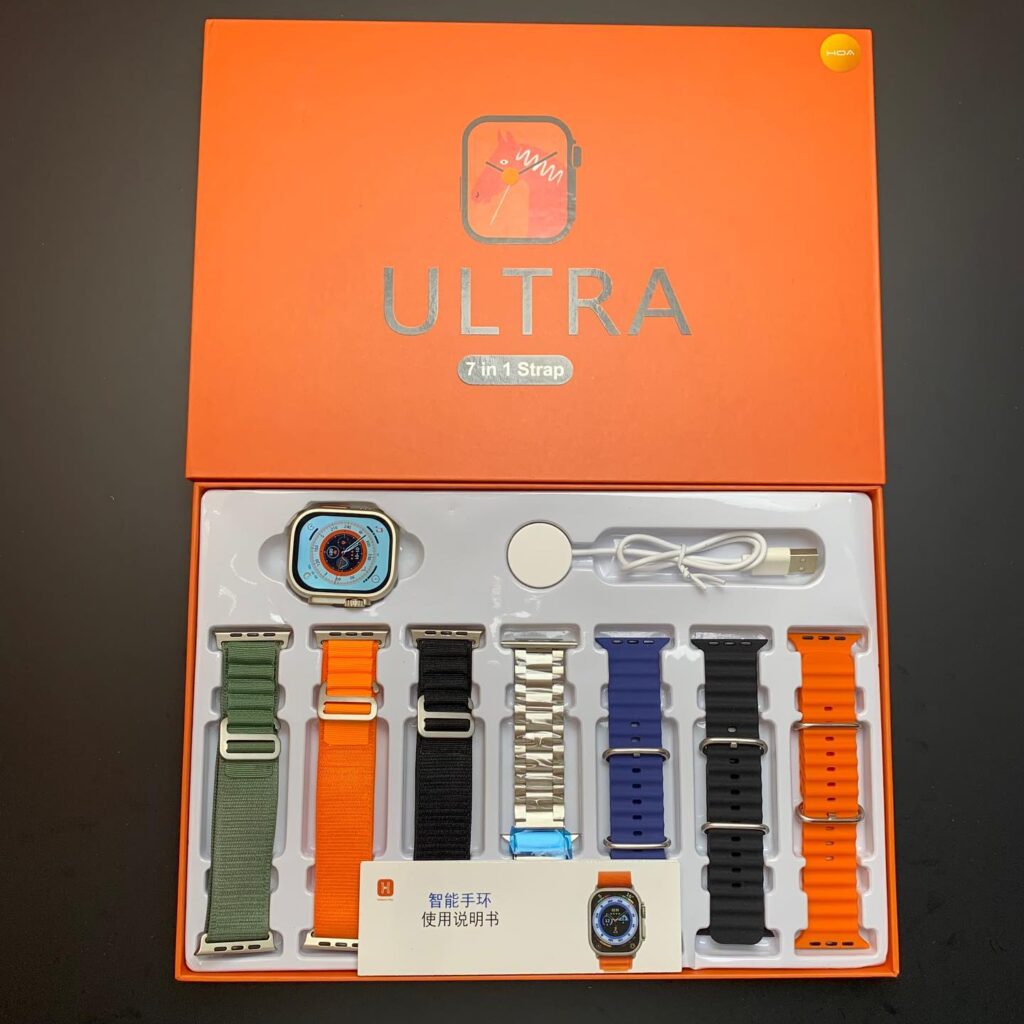 ULTRA SMART WATCH Ultra 7 in 1 Strap Smartwatch 2025 Newest - HAYANO